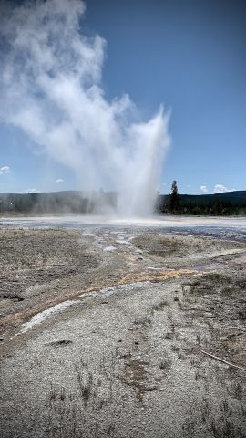 Daisy Geyser in Yellowstone