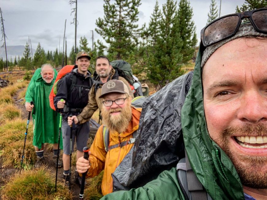Backcountry Selfie Yellowstone Backpacking Tours