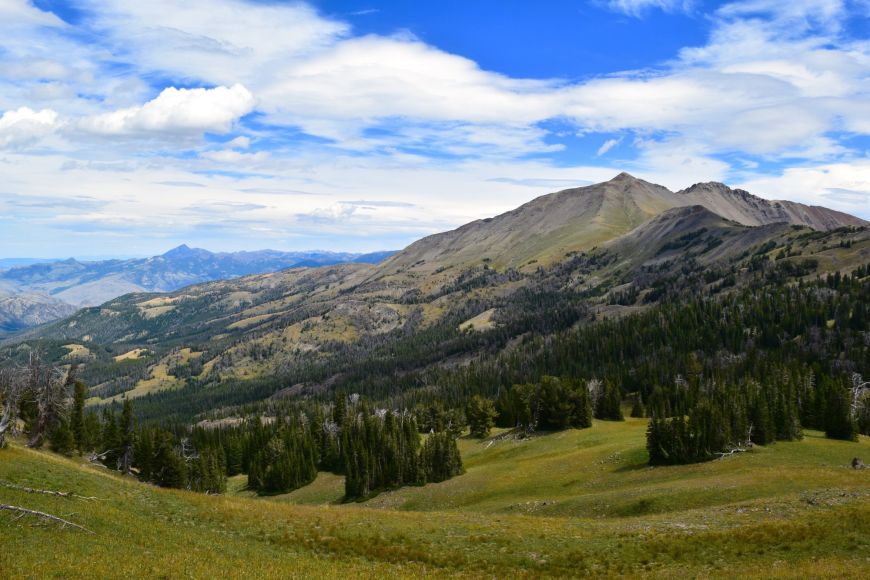 Mountain Peaks of  Yellowstone 