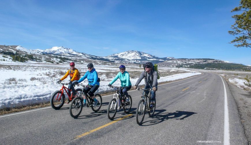 biking, Yellowstone, exploring, National Parks 