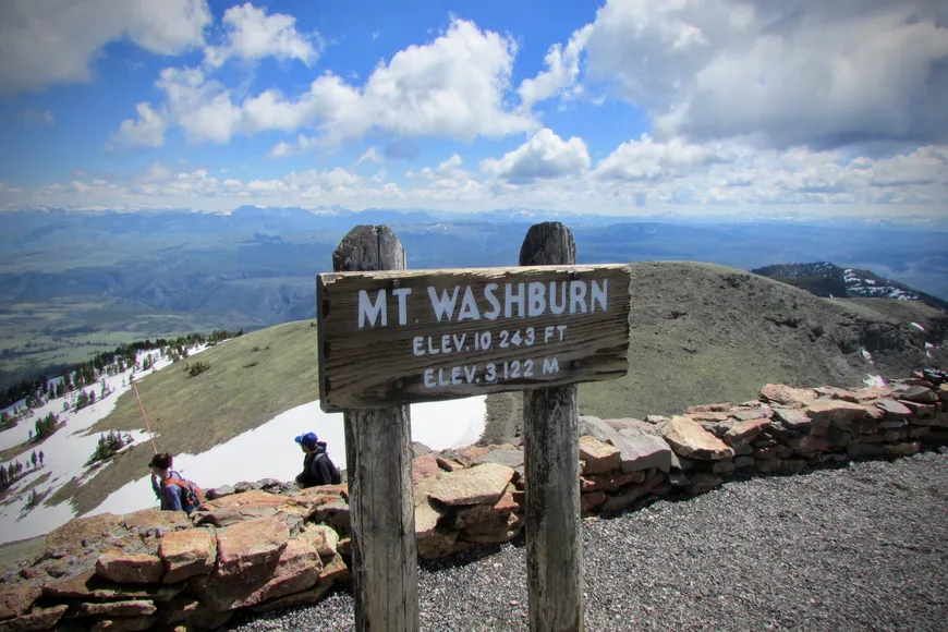 Top of Mount Washburn in Yellowstone Top of Mount Washburn in Yellowstone